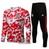 Manchester United Trainings Sweatshirt Pak 2022-23 Witte - Heren